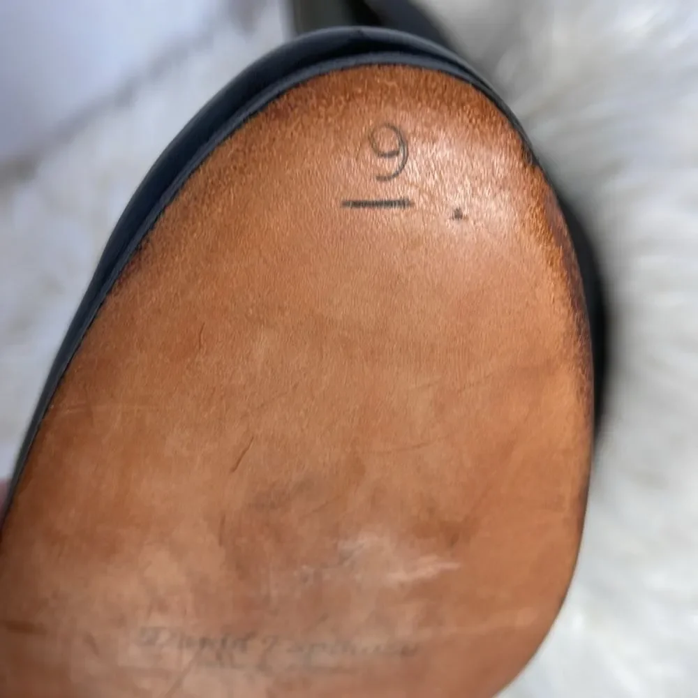 David Espinoza Black‎ Loafers Sz 9